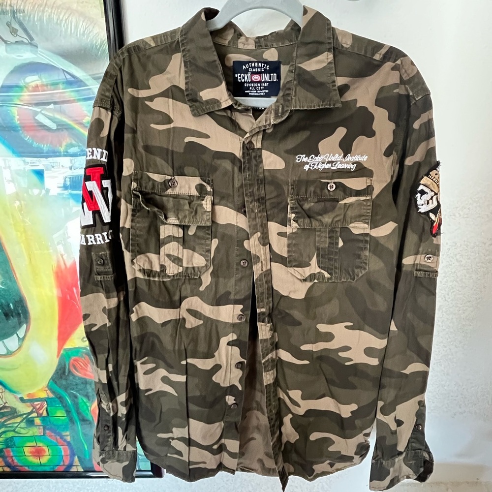 Ecko Unlimited Classic Camouflage Long Sleeve